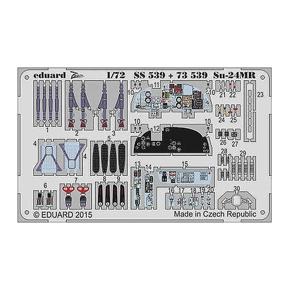 eduard 73539 1 72 for trp pre painted photo etch detail set