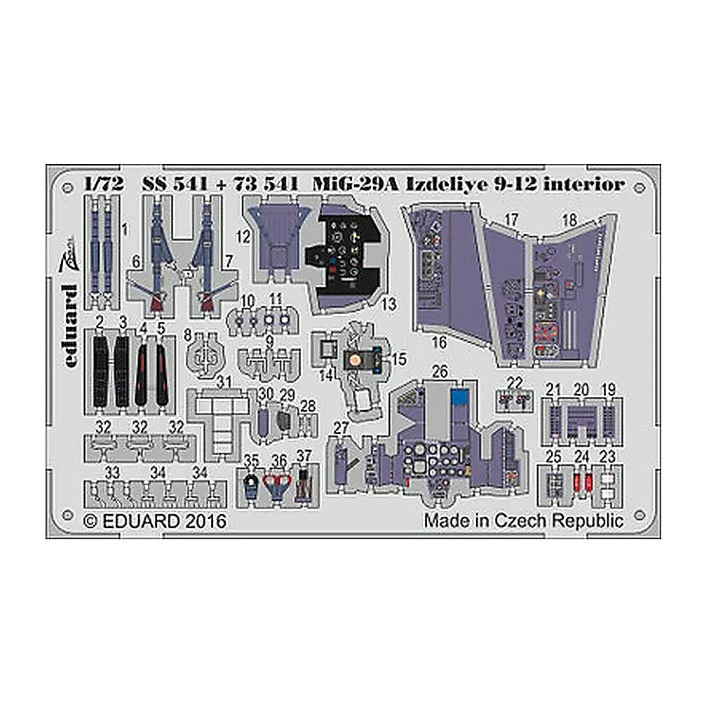 eduard 73541 1 72 izdeliye 9 12 for trp pre painted