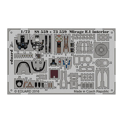 eduard 73559 1 72 mirage f1 for shy pre painted