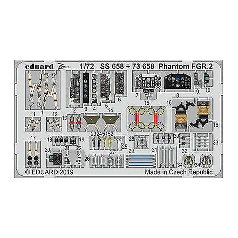 eduard 73658 1 72 phantom fgr 2 photo etched set for airfix