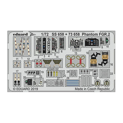 eduard 73658 1 72 phantom fgr 2 photo etched set for airfix