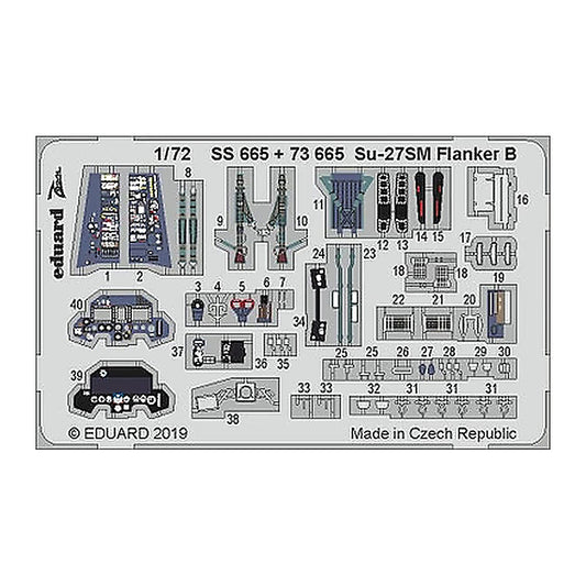eduard 73665 1 72 flanker b for zve pre painted