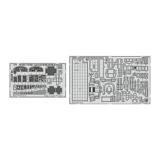 eduard 73687 1 72 lancaster b mk i b mk iii interior for air