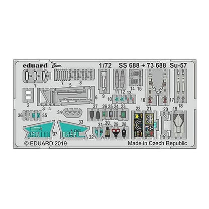 eduard 73688 1 72 for zve pre painted photo etch detail set