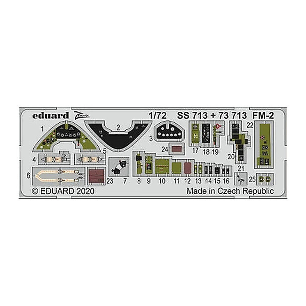 eduard 73713 1 72 for ahy pre painted photo etch detail set
