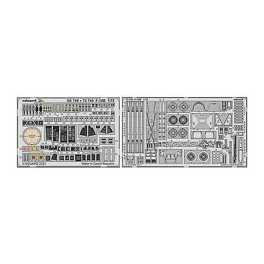 eduard 73749 1 72 f 14b for lnr pre painted