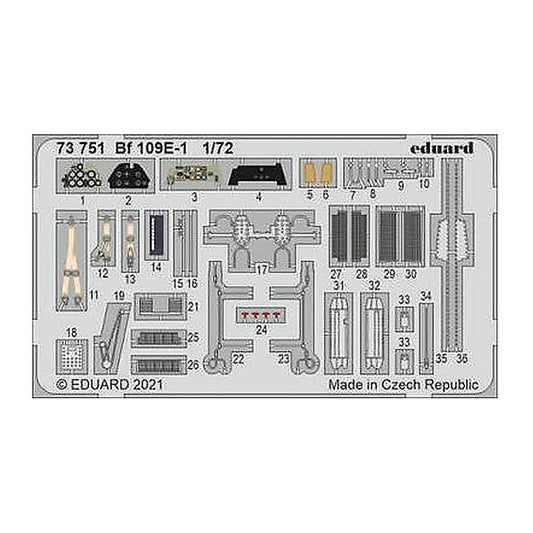 eduard 73751 1 72 for shy pre painted photo etch detail set