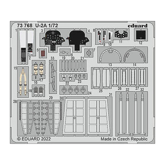 eduard 73768 1 72 for hbb pre painted photo etch detail set