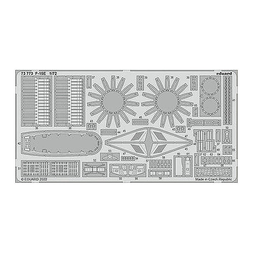 eduard 73773 1 72 f 15e for rmg pre painted