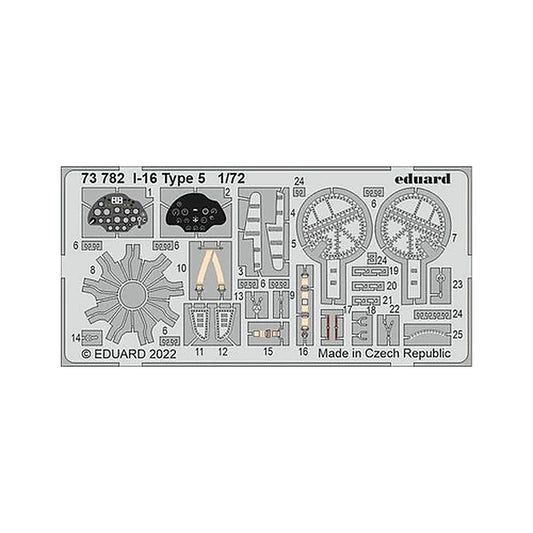 eduard 73782 1 72 i 16 type 5 for clear prop