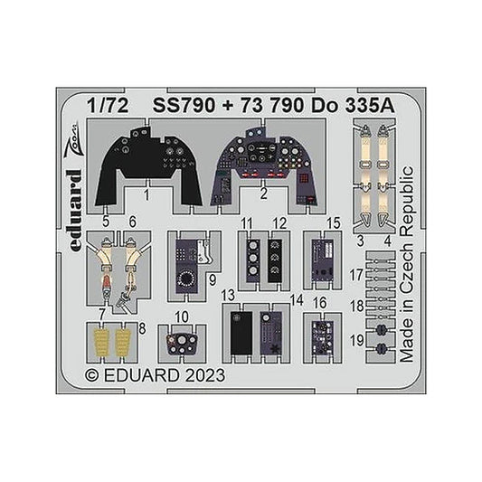 eduard 73790 1 72 do 335a for hobby 2000 dragon