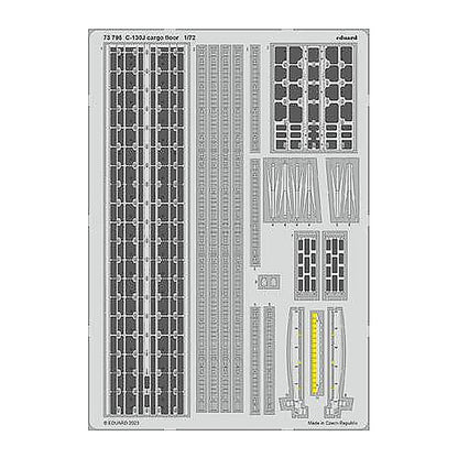 eduard 73795 1 72 c 130j cargo floor for zvezda