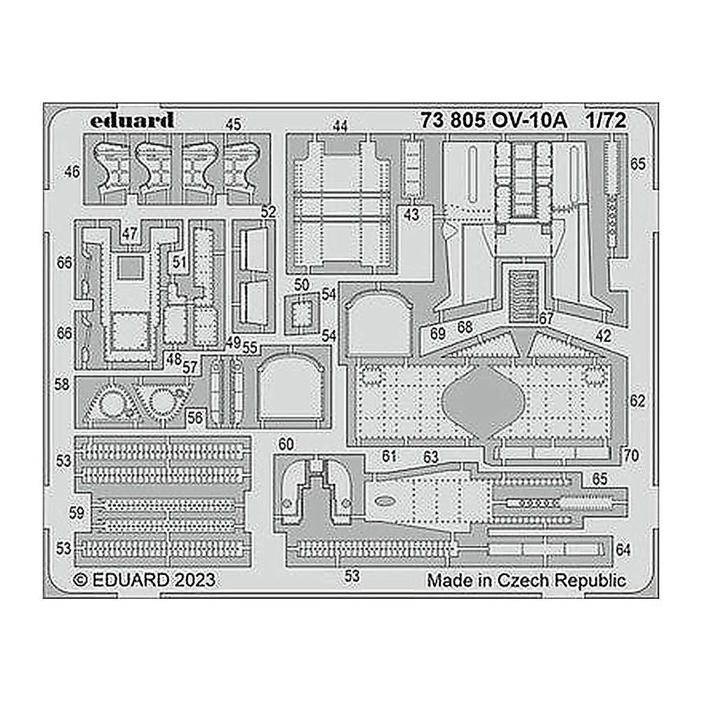 eduard 73805 1 72 ov 10a for icm kit photo etch detail set
