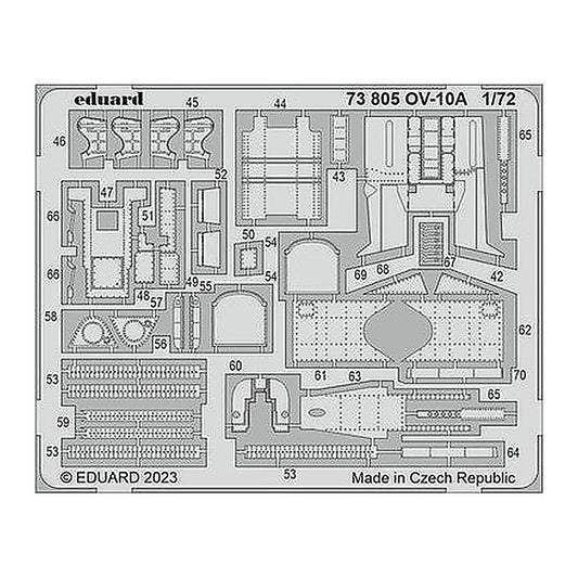 eduard 73805 1 72 ov 10a for icm kit photo etch detail set