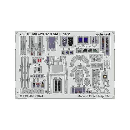 eduard 73816 1 72 mig 29 9 19 smt 73816 photo etched set