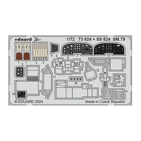 eduard 73824 1 72 sm 79 interior photo etched set