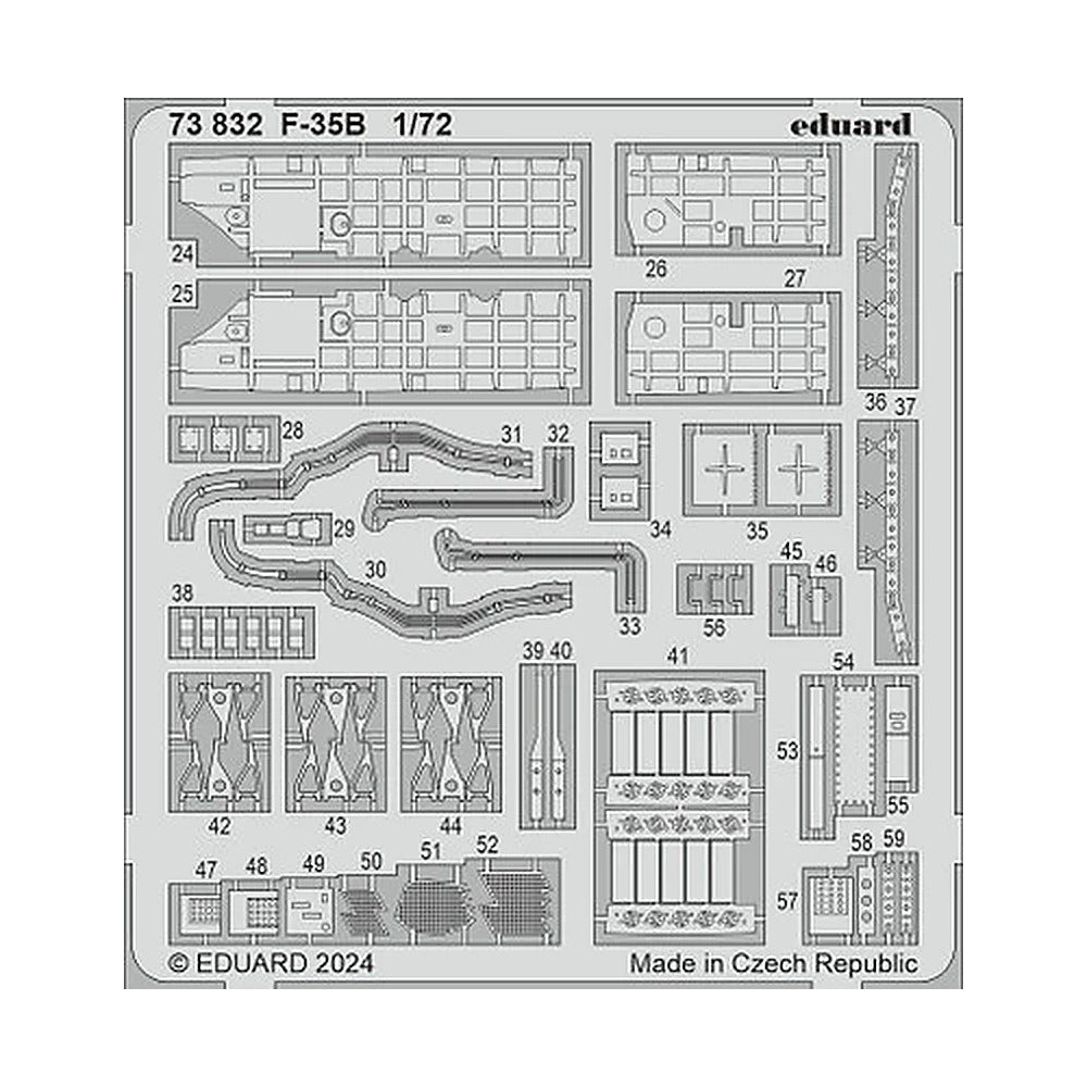eduard 73832 1 72 f 35b photo etch set for tamiya