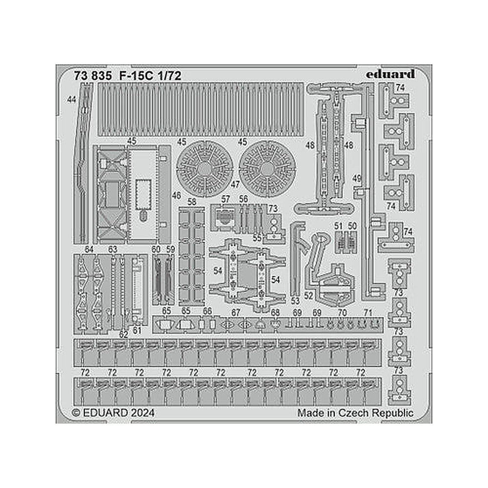 eduard 73835 1 72 f 15c photo etch set for fine molds