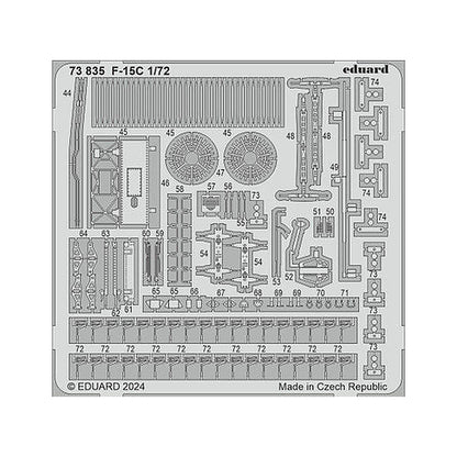 eduard 73835 1 72 f 15c photo etch set for fine molds