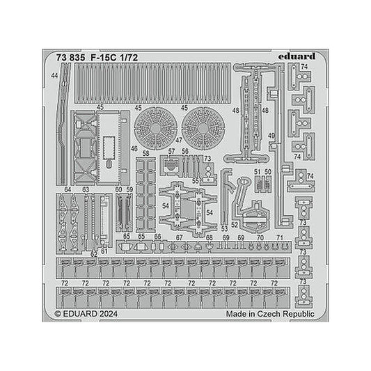 eduard 73835 1 72 f 15c photo etch set for fine molds
