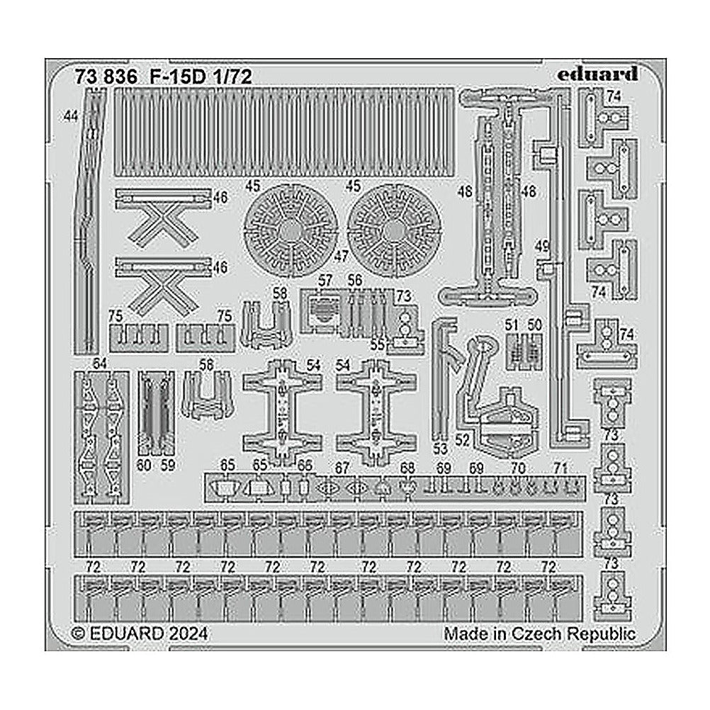 eduard 73836 1 72 f 15d photo etch set for fine molds