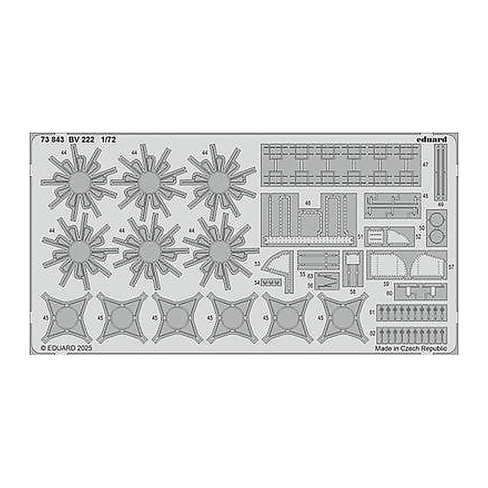 eduard 73843 1 72 bv 222 photo etched set for revell kit