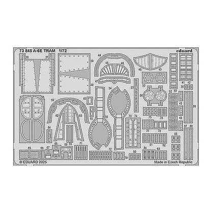 eduard 73845 1 72 a 6e tram photo etched set for trumpeter kit