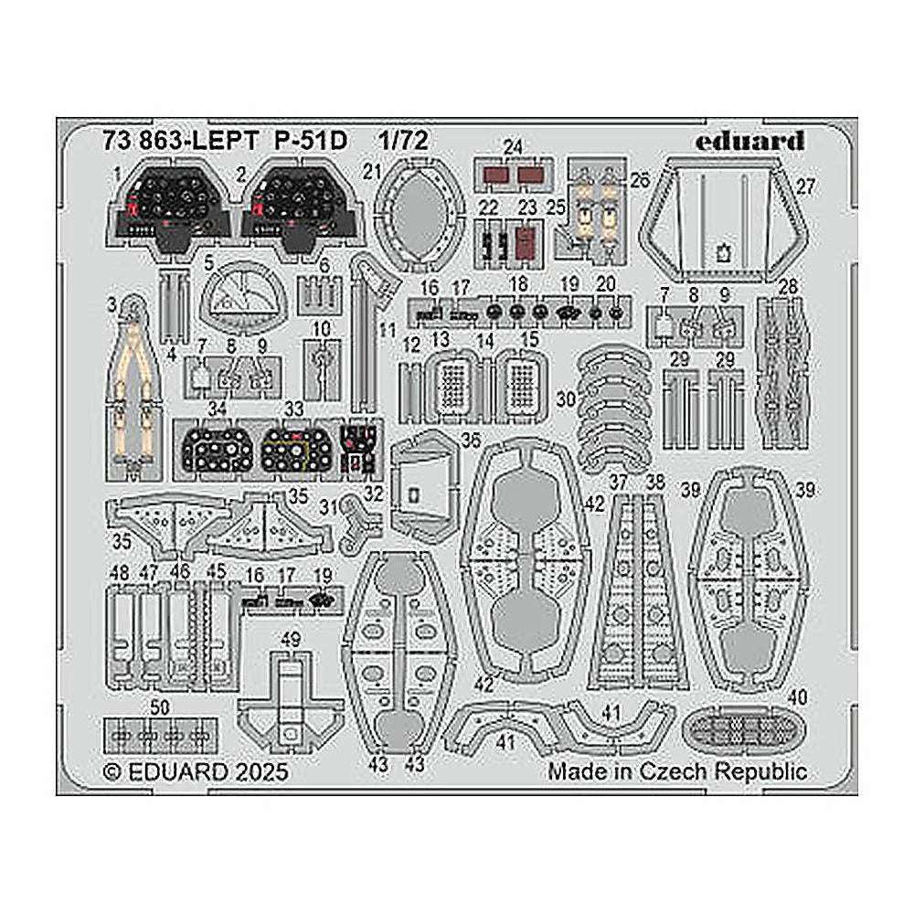 eduard 73863 1 72 p 51d photo etched set for arma hobby