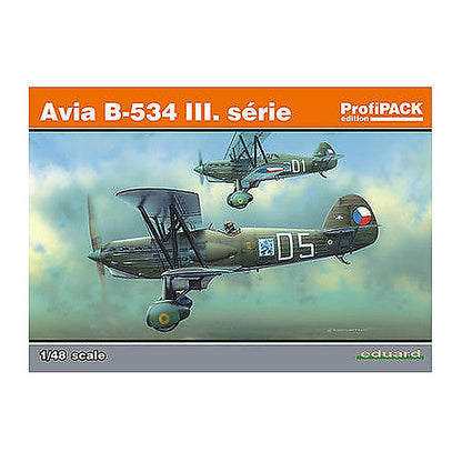 eduard 8191 1 48 avia b534 iii series biplane fighter profi pack