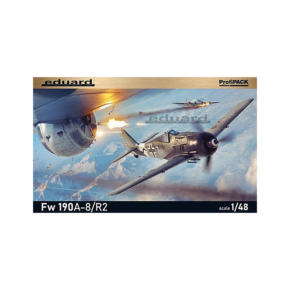 eduard 82145 1 48 wwii fw190a8 r2 german fighter profi pack plastic