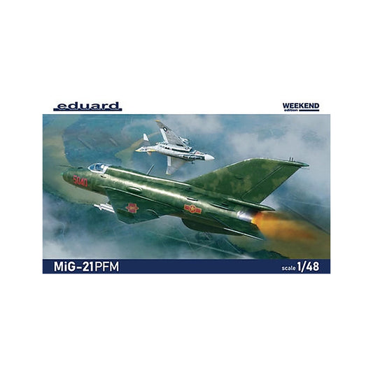 eduard 84202 1 48 mig 21pfm weekend plastic model kit