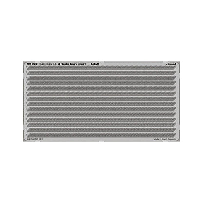 eduard 99022 1 350 railings 45 3 chain bars short