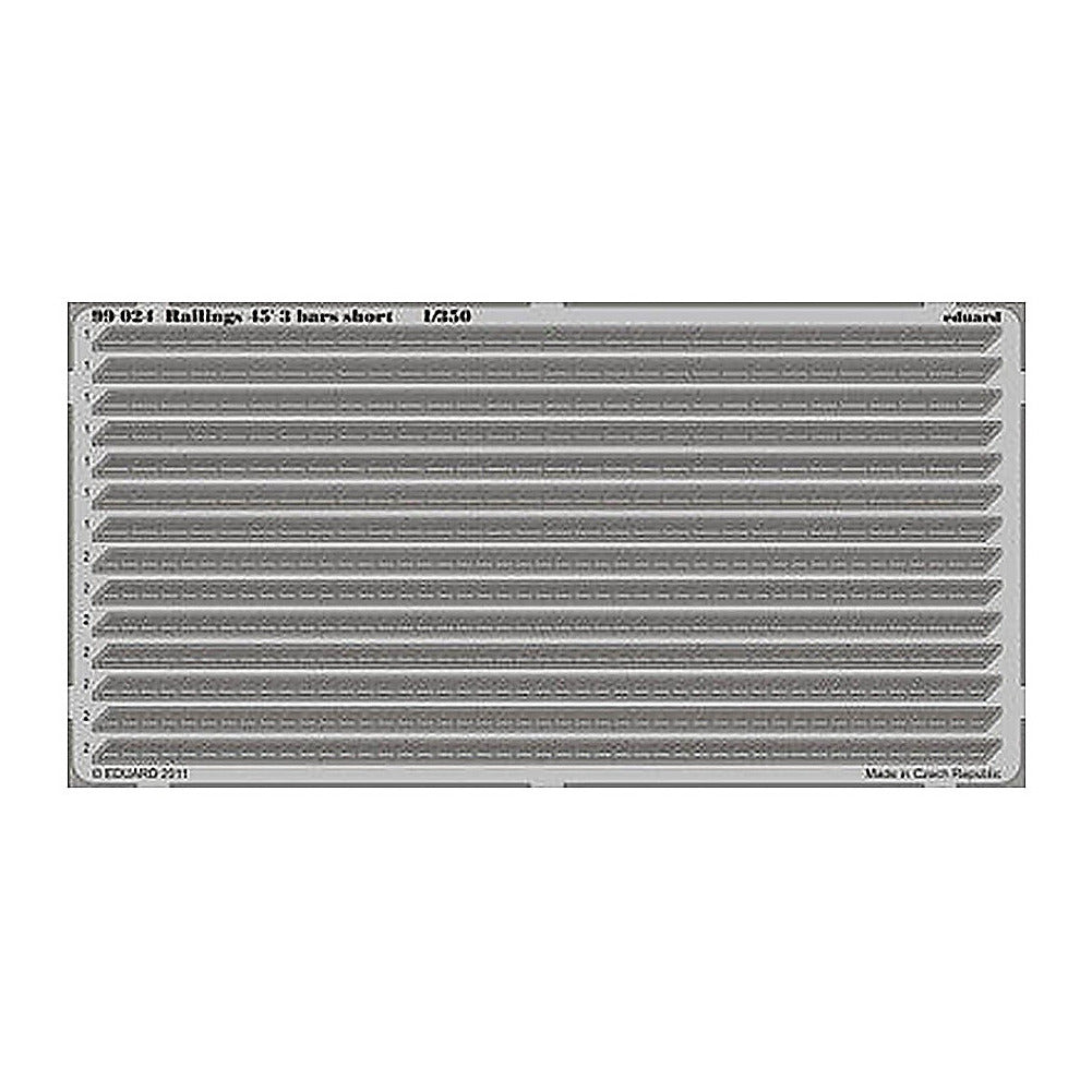 eduard 99024 1 350 railings 45 3 bars short
