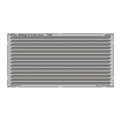 eduard 99024 1 350 railings 45 3 bars short