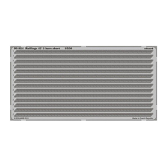 eduard 99024 1 350 railings 45 3 bars short