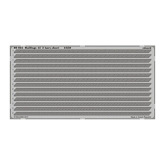 eduard 99025 1 350 railings 45 2 bars short