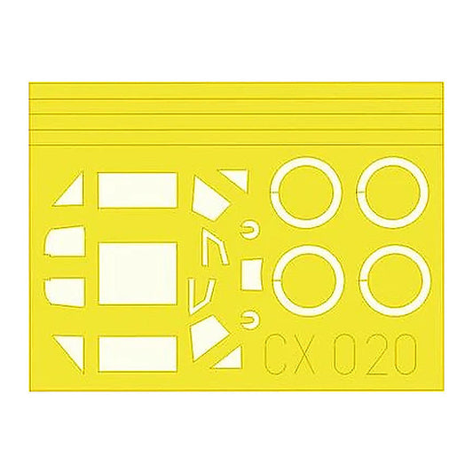 eduard cx020 1 72 mask bf 109e 3 for tamiya canopy mask set