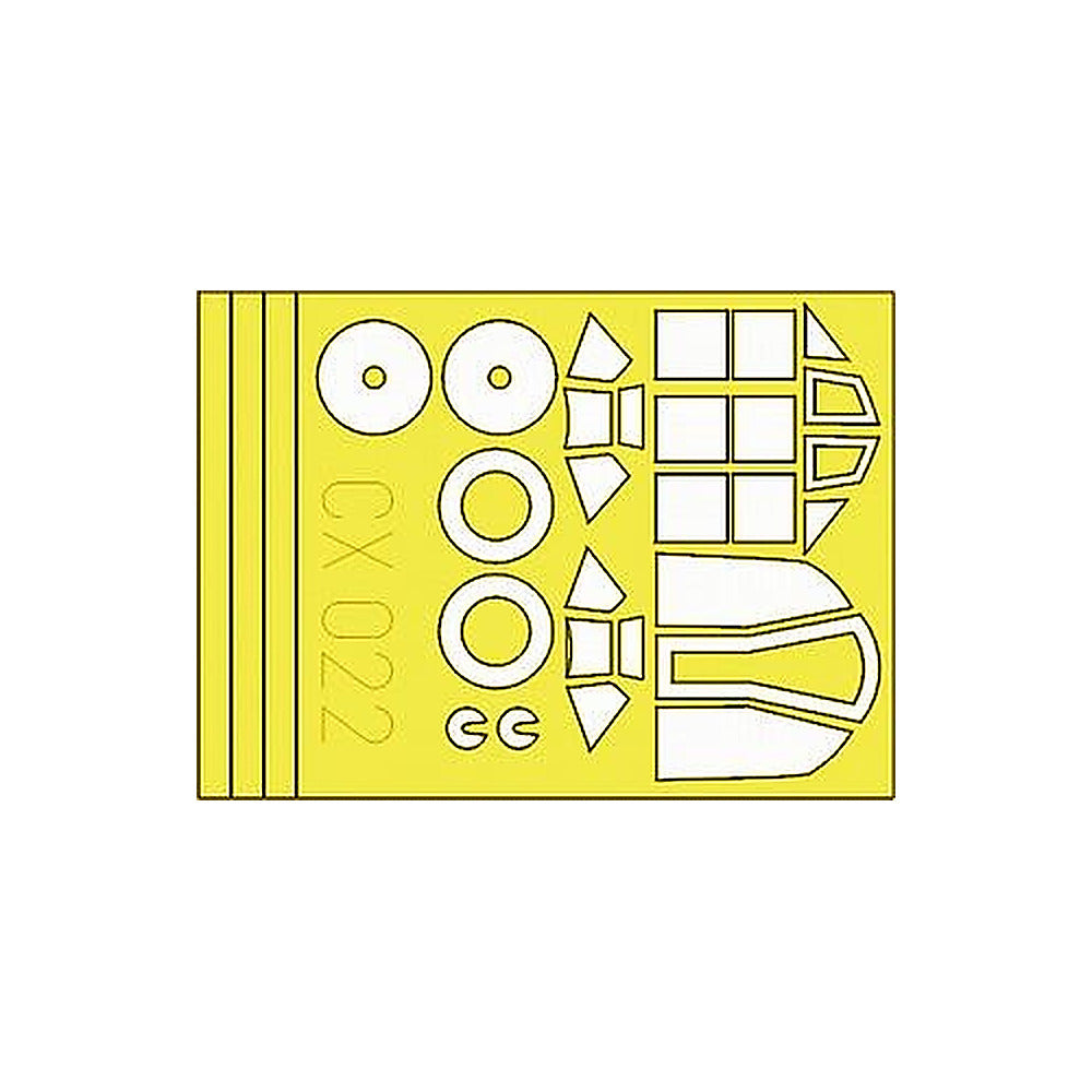 eduard cx022 1 72 mask bf 109g for hasegawa canopy mask set