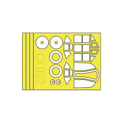 eduard cx022 1 72 mask bf 109g for hasegawa canopy mask set