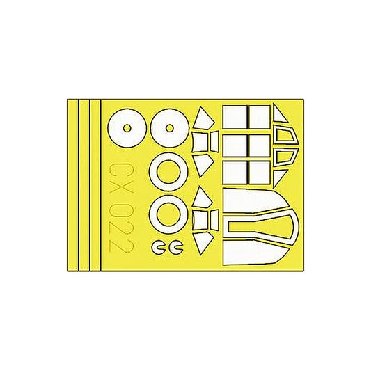 eduard cx022 1 72 mask bf 109g for hasegawa canopy mask set