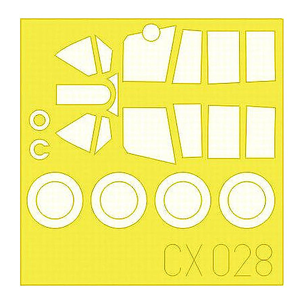eduard cx028 1 72 mask p 40n for hasegawa canopy mask set