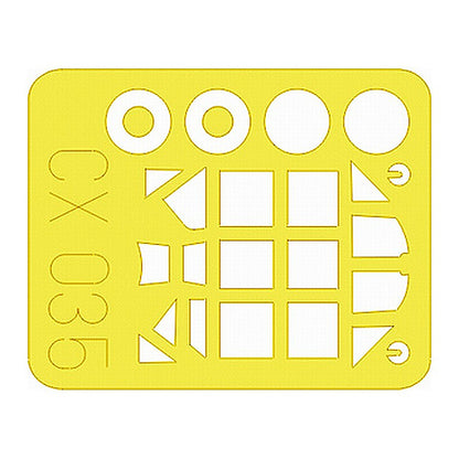 eduard cx035 1 72 paint mask for fine molds bf 109f 4 canopy mask set