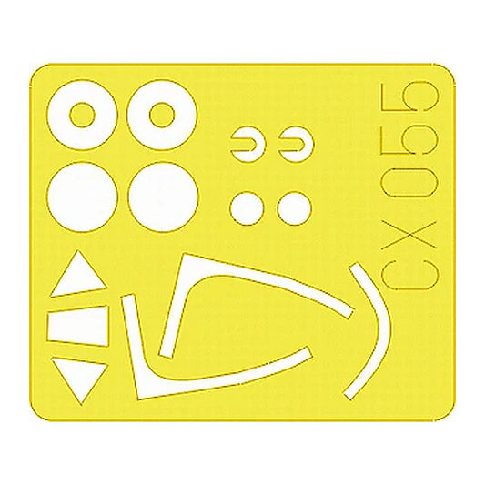 eduard cx055 1 72 paint mask for academy tempest mk v canopy mask set