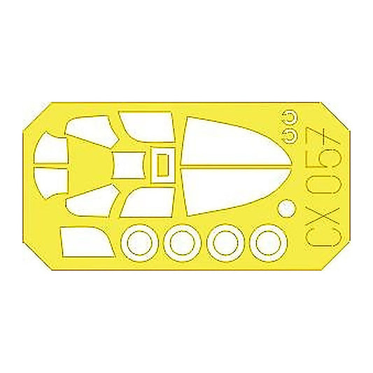 eduard cx057 1 72 mask p 39 for academy canopy mask set