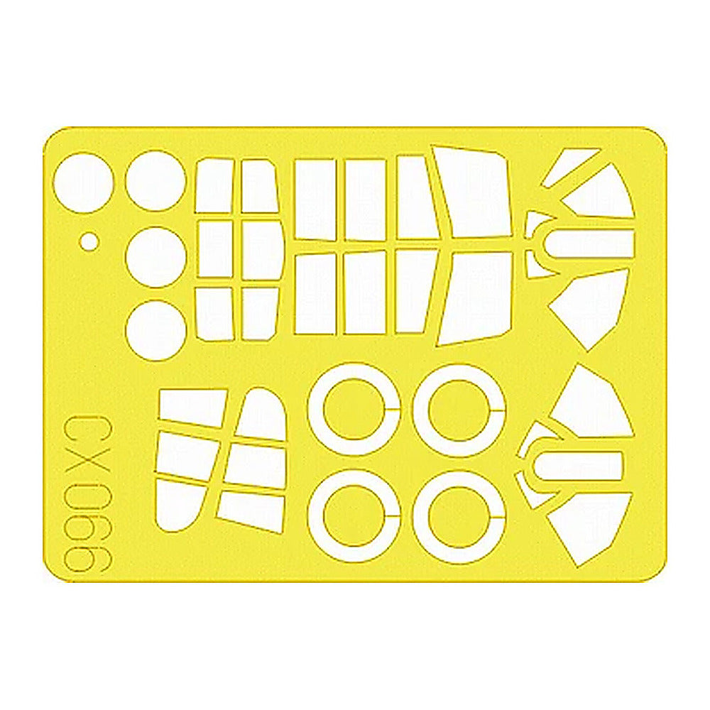 eduard cx066 1 72 paint mask for academy p 40m n canopy mask set