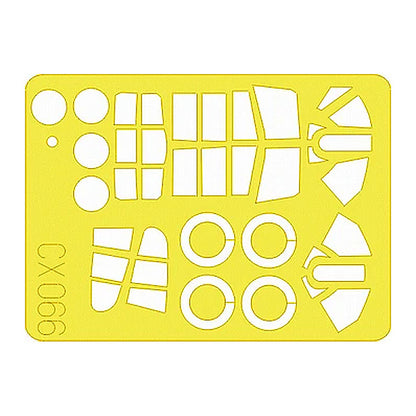 eduard cx066 1 72 paint mask for academy p 40m n canopy mask set