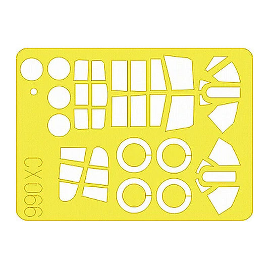 eduard cx066 1 72 paint mask for academy p 40m n canopy mask set