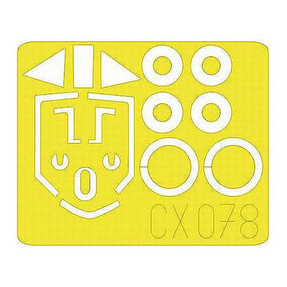 eduard cx078 1 72 mask fw 190a for hasegawa canopy mask set