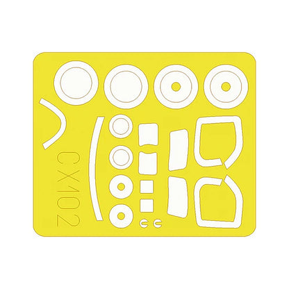 eduard cx102 1 72 paint mask for hasegawa s 2f canopy mask set