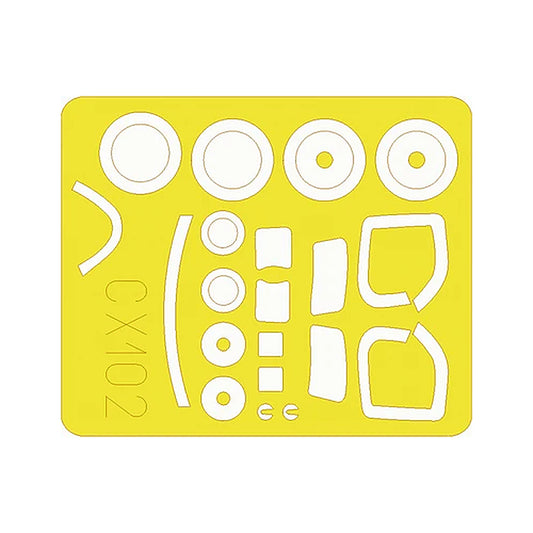 eduard cx102 1 72 paint mask for hasegawa s 2f canopy mask set